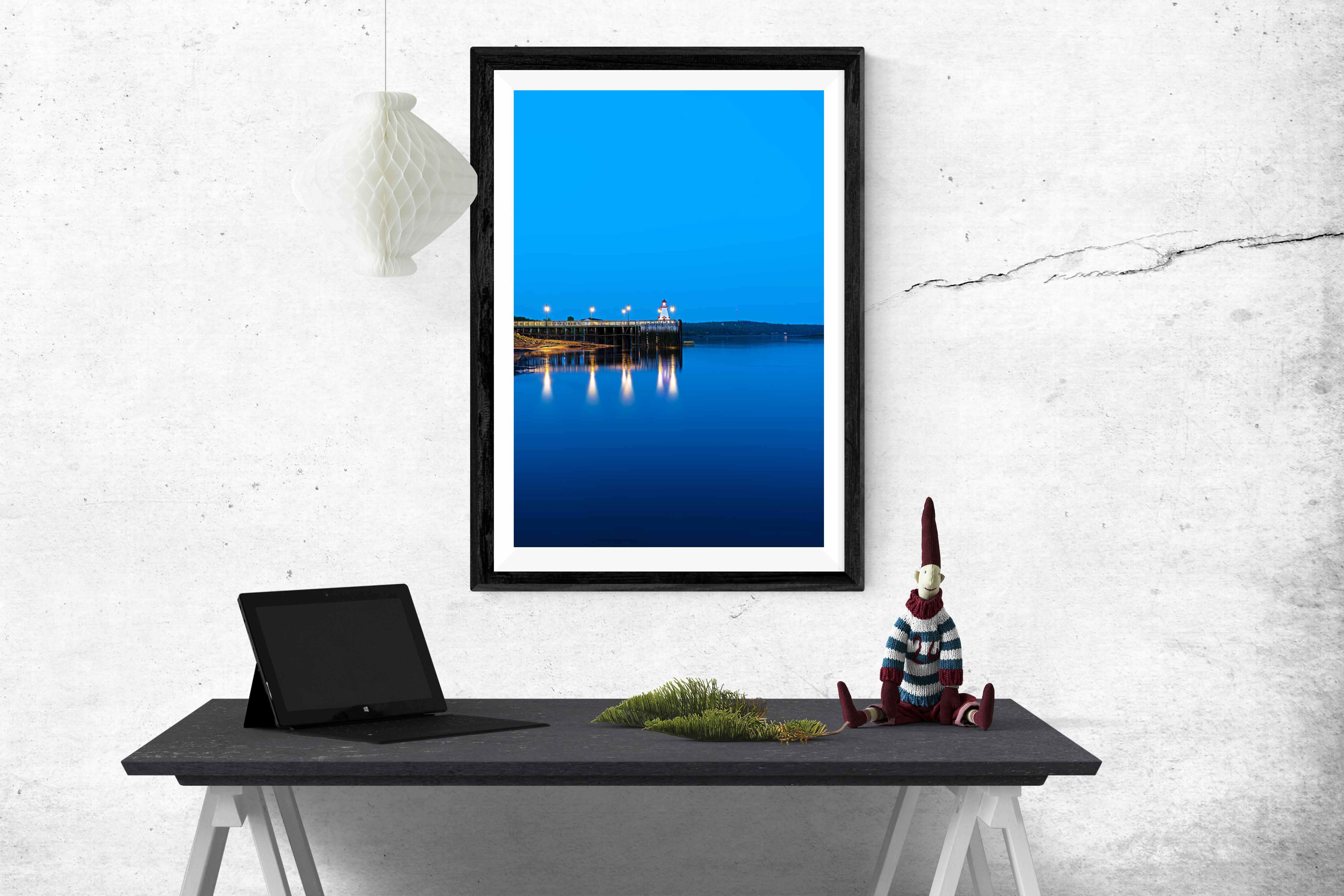MAGICAL BLUE HOUR 🌉 | Light House at St. Stephen | 🎨 LIMITED EDITION FINE ART PRINT
